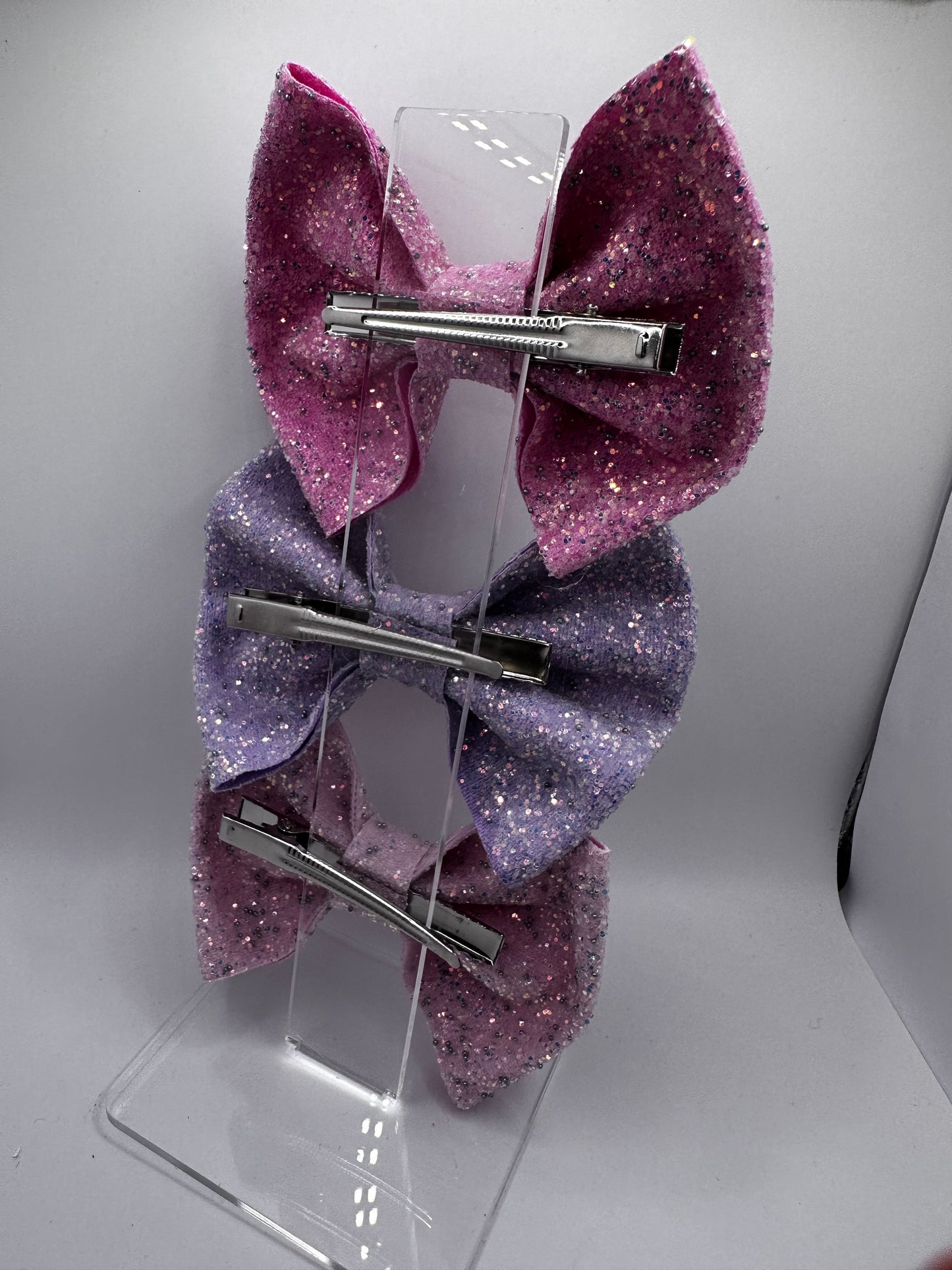 Hair Clip Pearl Glitter Vinyl Set