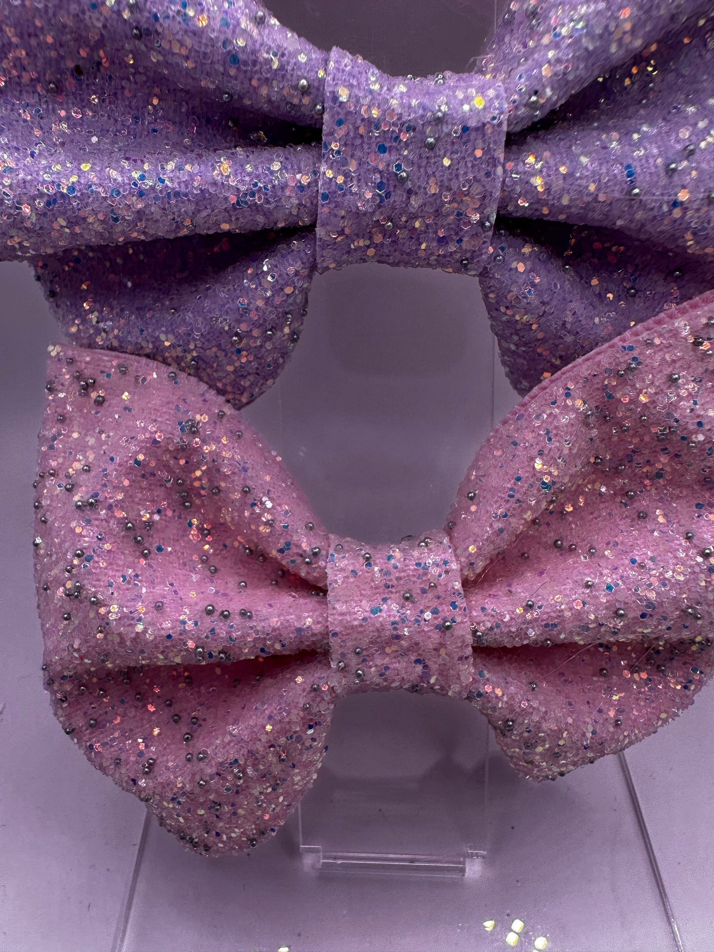 Hair Clip Pearl Glitter Vinyl Set