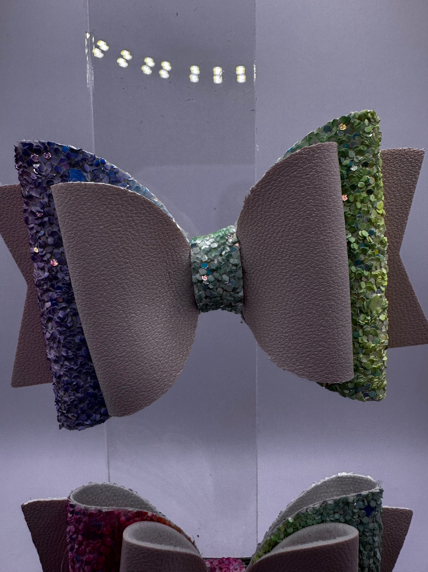 Nude Solid and glitter Multi Colored Hair Clips Peers