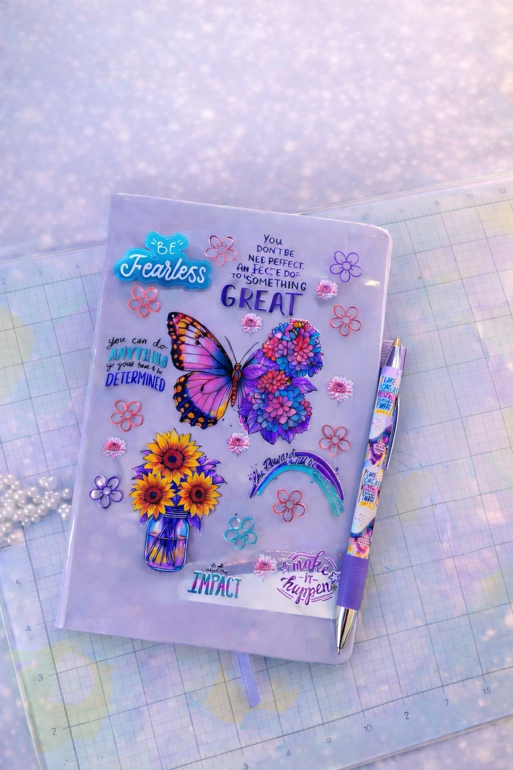 Journal Inspiracional “Be Fearless”
