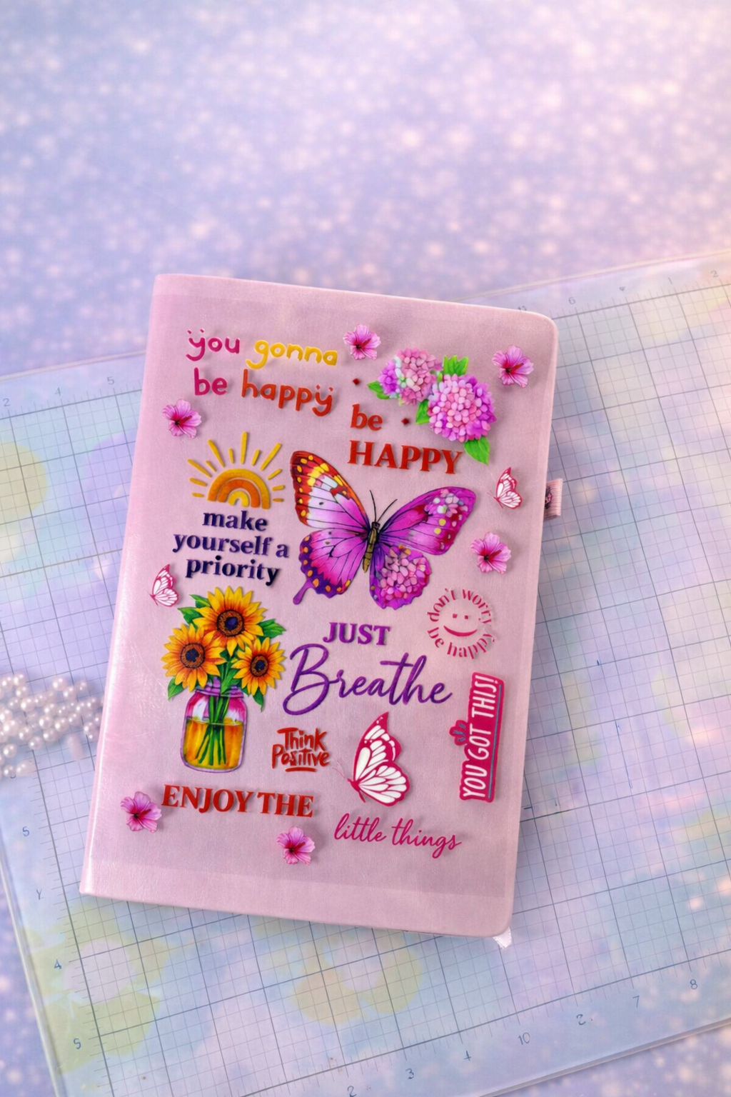 Journal Motivacional – “Just Breathe & Be Happy”
