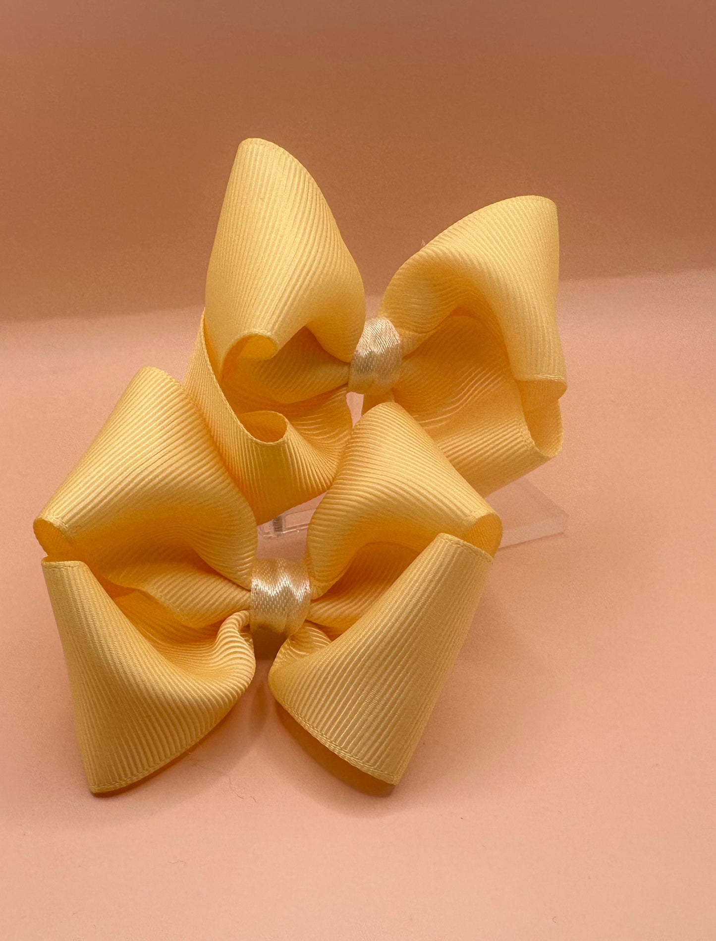 Solid Ribbon Hair Clips Peers