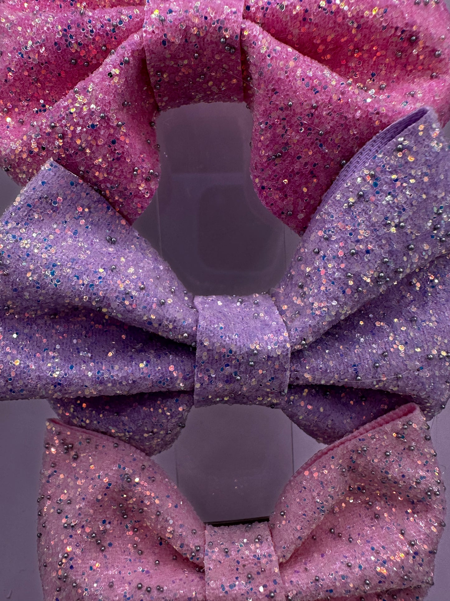 Hair Clip Pearl Glitter Vinyl Set