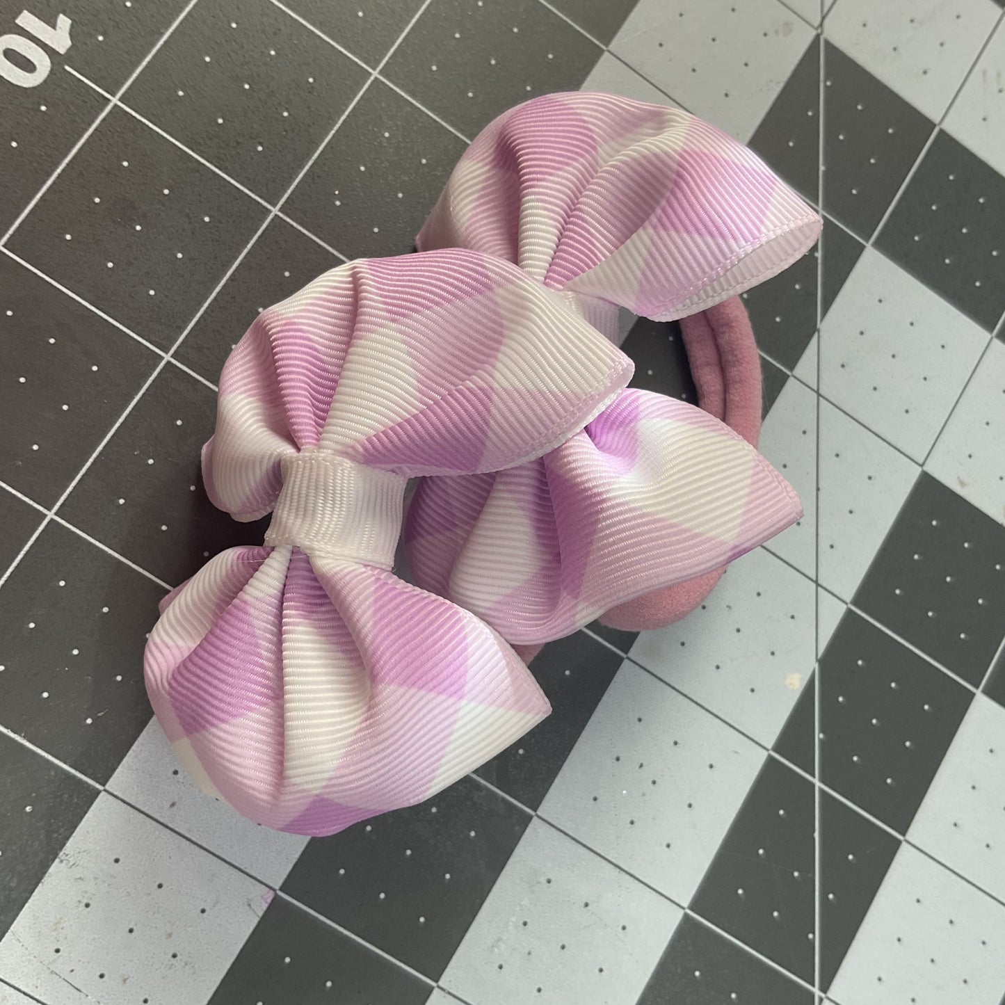 Pink Canva Bow for BS