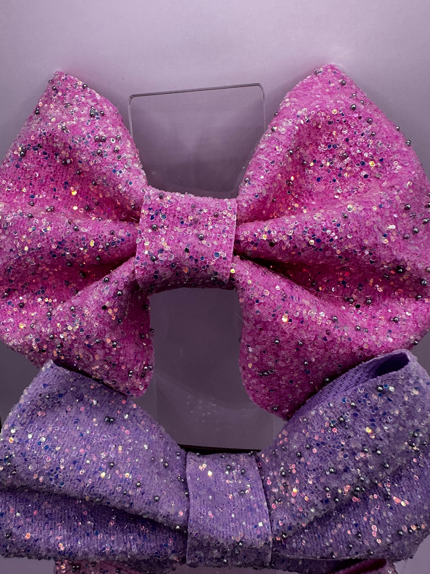 Hair Clip Pearl Glitter Vinyl Set