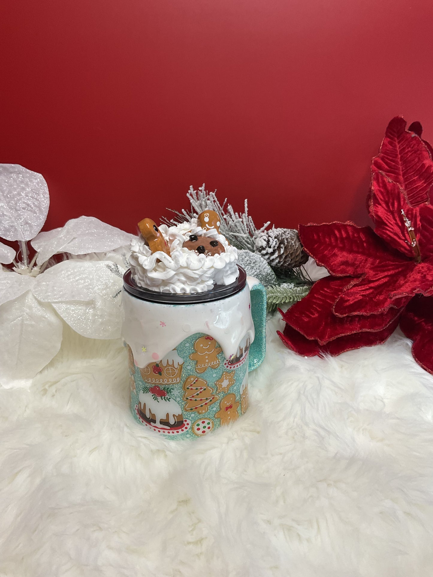 Taza Navideña 3D – Gingerbread Hot Cocoa's