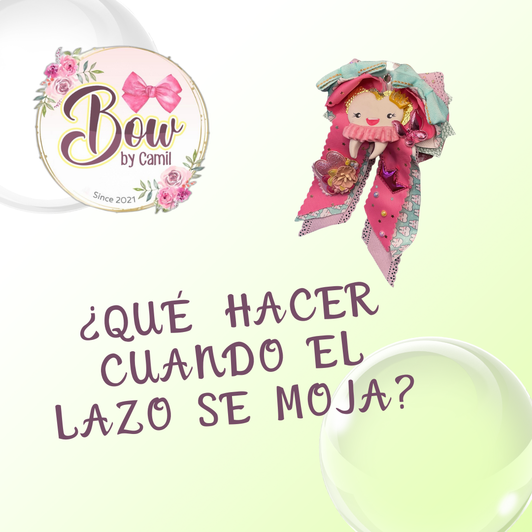Que hacer cuando el lazo se moja?