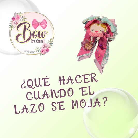 Que hacer cuando el lazo se moja?