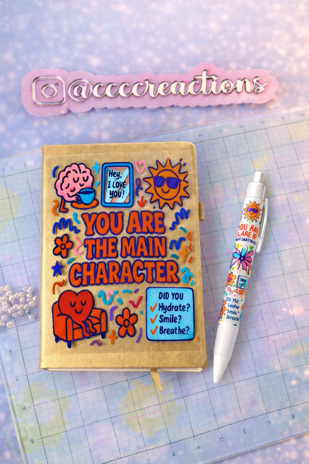 Journal Motivacional “You Are the Main Character”