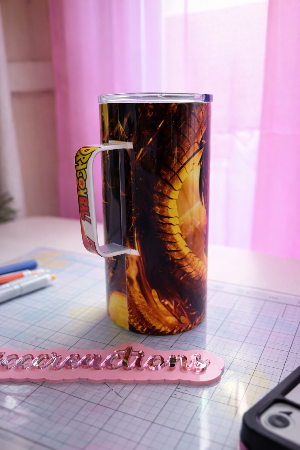 Tumbler Premium Personalizado – Diseño Anime Full Wrap 🔥
