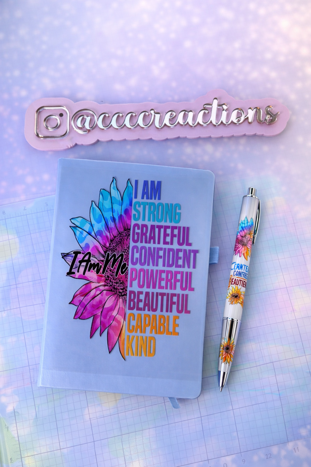 Libreta Motivacional “I Am” – Afirmaciones Positivas para Cada Día