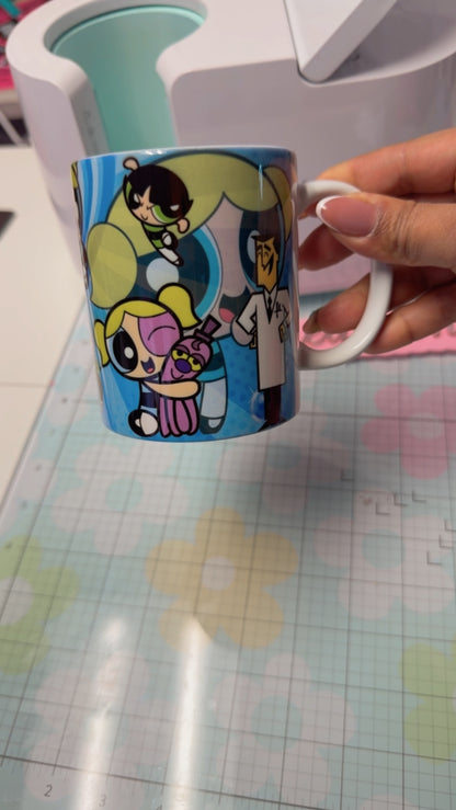 💙 Taza Sublimada  – Diseño Animado y Divertido