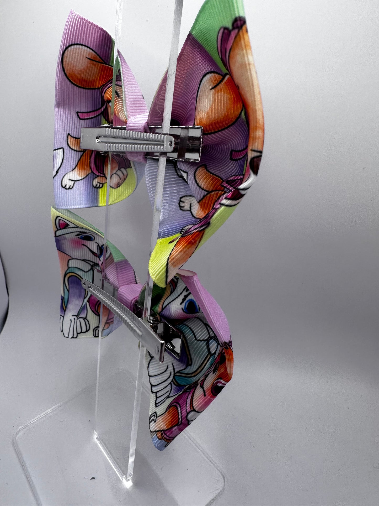 Ribbons Printed hair Clips Peers