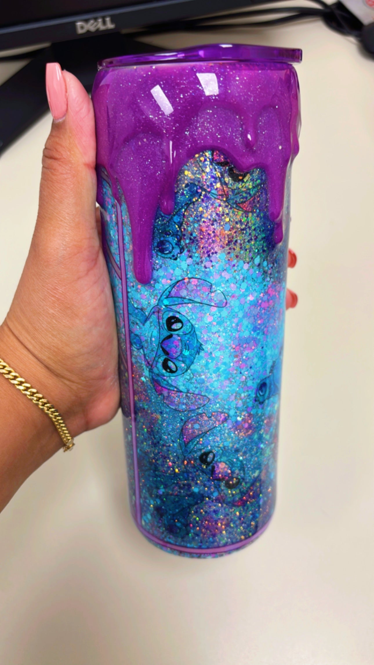 Tumbler 3D “Color Change Drip” – Efecto Mágico