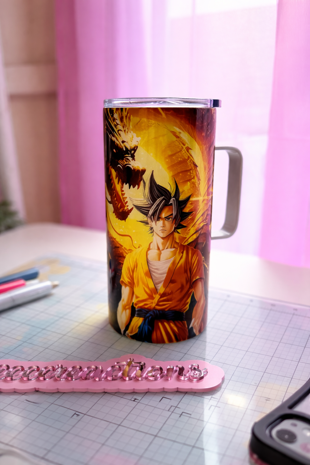 Tumbler Premium Personalizado – Diseño Anime Full Wrap 🔥