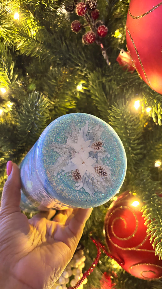 WHITE WINTER ❄️ 3D Tumbler