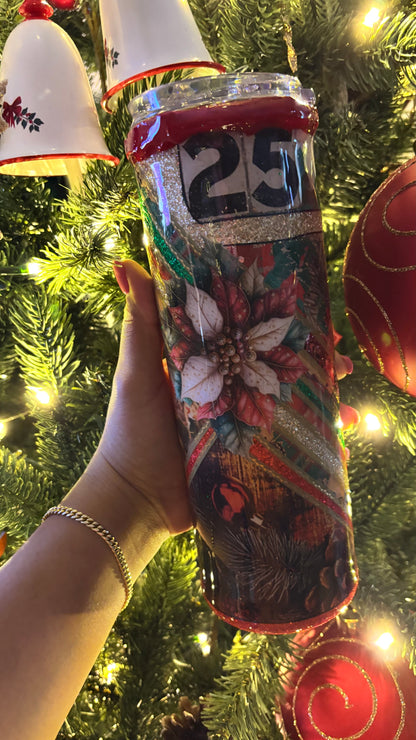 3D Tumbler Navideño-Santa 30OZ