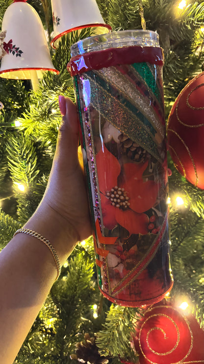 3D Tumbler Navideño-Santa 30OZ