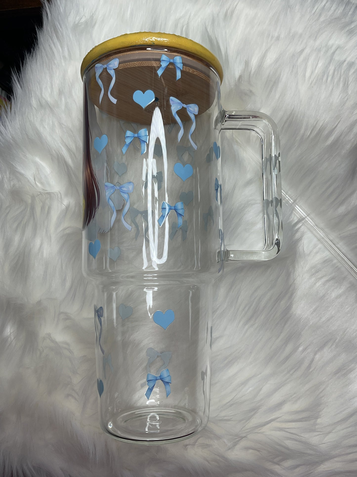 40 oz crystal clear glass cups