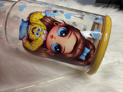 40 oz crystal clear glass cups