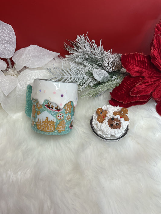 Taza Navideña 3D – Gingerbread Hot Cocoa's