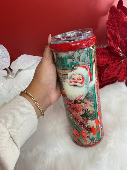 3D Tumbler Navideño-Santa 30OZ
