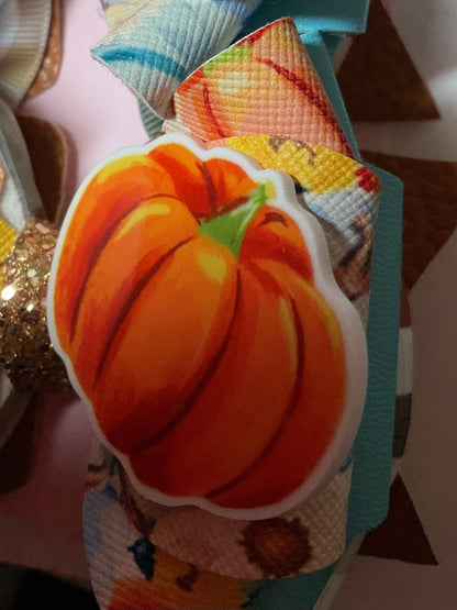 Fall Vinyl Hair Clips Peers